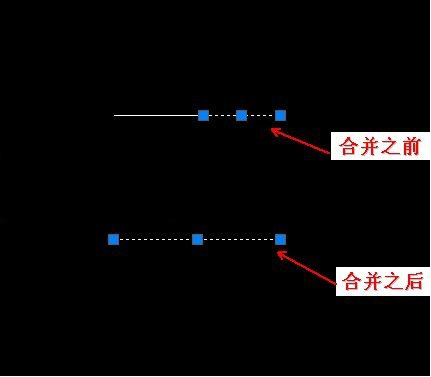 CAD怎么讓兩段直線合并？189.png